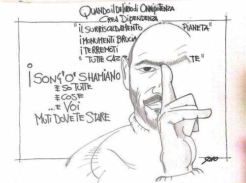 La vignetta del giorno - Il delirio di onnipotenza di Saviano