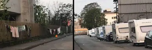 Rom padroni di Milano fanno bucato in strada ​e il Comune lascia fare