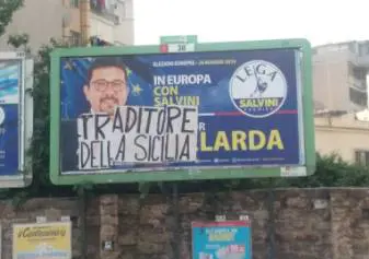 "Traditore della Sicilia". Intimidazioni contro la Lega