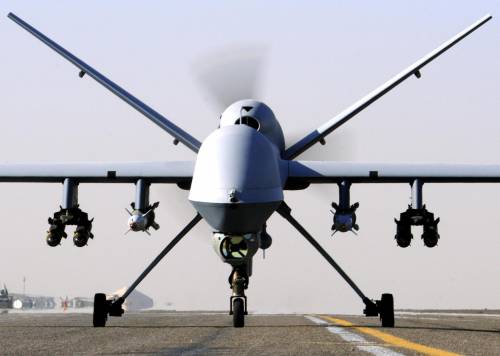 Un drone parte da Sigonella: missione al confine russo