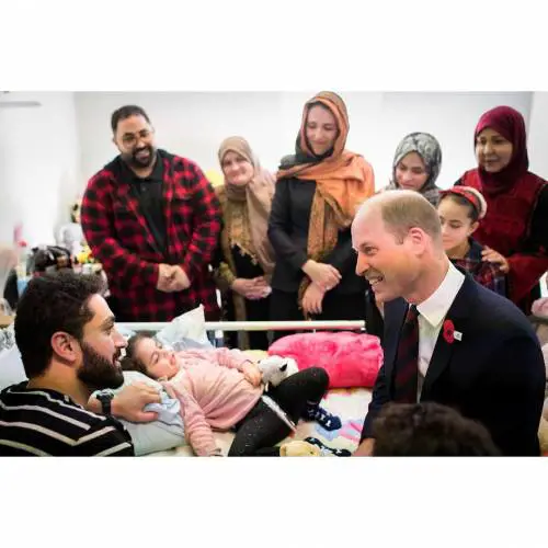 Il Principe e la piccola sopravvissuta: boom di like per William