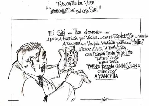La vignetta del giorno - Le vere intercettazioni di Siri