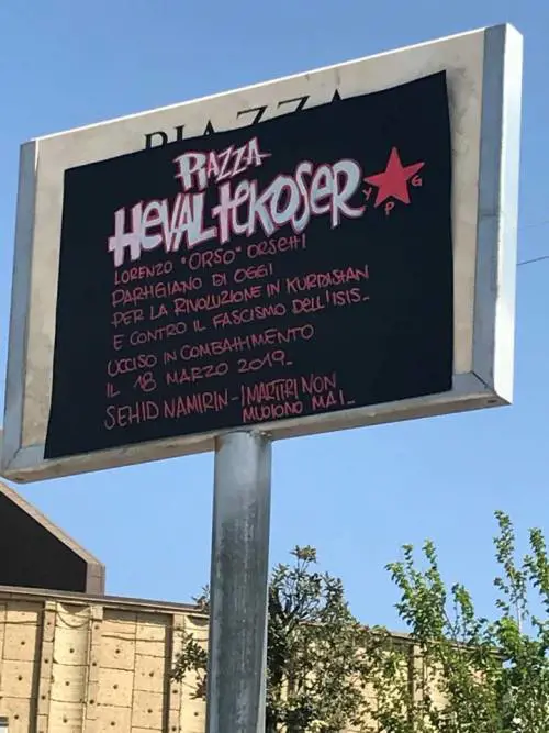 Ladispoli, Potere al Popolo ribattezza piazza Almirante alla memoria del "partigiano" Orsetti