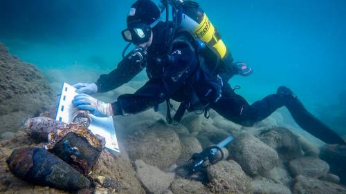 Palermo, i palombari distruggono 52 ordigni della II guerra mondiale