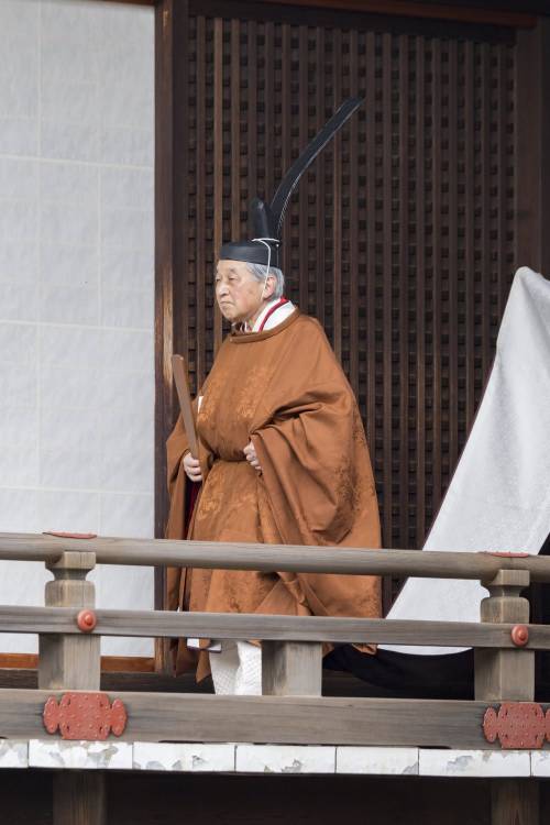 Giappone, finisce un'era: oggi l'imperatore Akihito abdica in favore del figlio