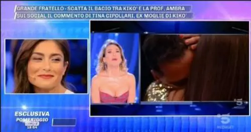 GF, Ambra dopo il bacio a Kikò: "Il mio ex non l'ha presa benissimo"