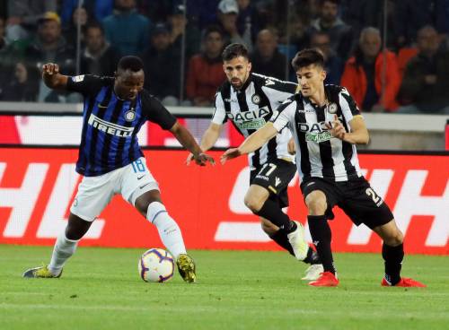L'Inter sbatte sull'Udinese: finisce 0-0 alla Dacia Arena