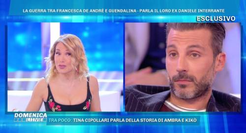 Daniele Interrante: "Non ho tradito Guendalina con la De André"