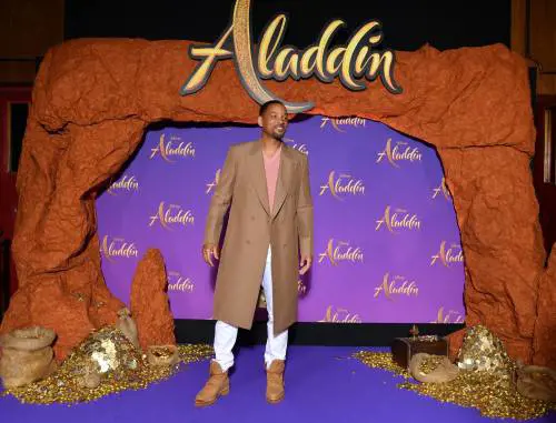 Will Smith a Parigi per la prima di "Aladdin"