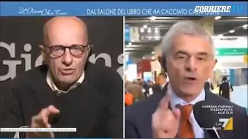 Salone del libro, così Sallusti zittisce Chiamparino in diretta tv