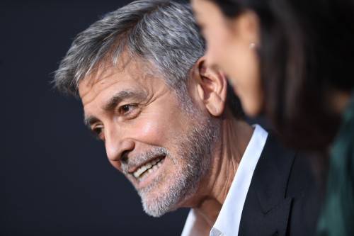 George Clooney e Amal per la premier di "Catch-22"