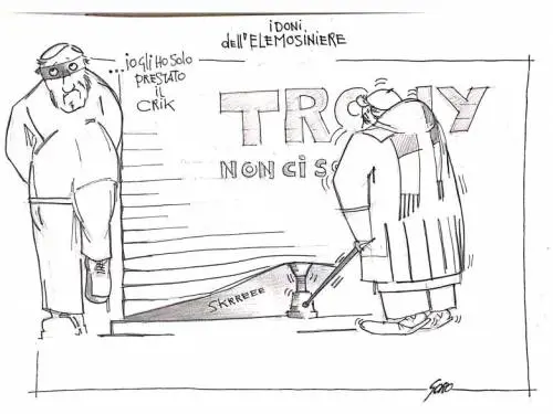La vignetta del giorno - "Io ho solo prestato il crik..."