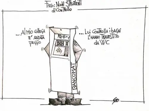 La vignetta del giorno: i nuovi strumenti di controllo del Fisco