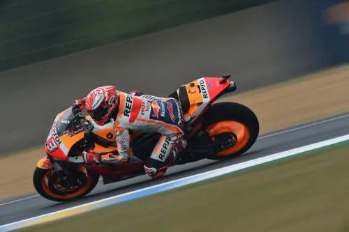 Motogp, Marquez in pole a Le Mans. Quarto Dovizioso, quinto Rossi
