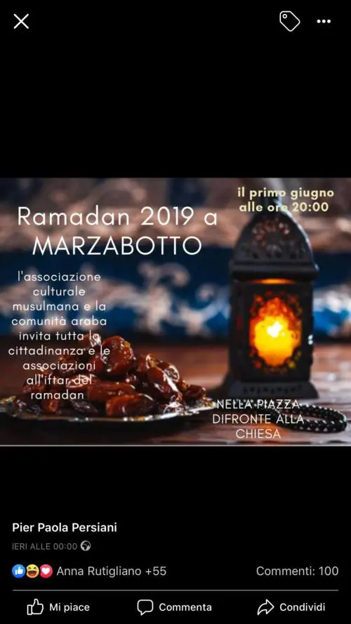 Marzabotto, la provocazione dei musulmani: festeggiano la fine del Ramadan di fronte alla Chiesa
