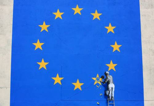 Dover, sparito murale di Banksy sulla Brexit