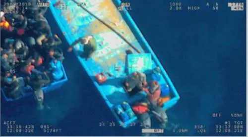 La guardia costiera libica recupera 200 clandestini in mare