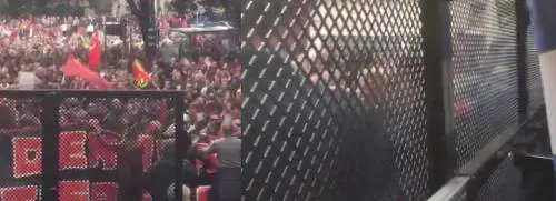 Comizio Casapound a Genova, scontri tra antifascisti e polizia 