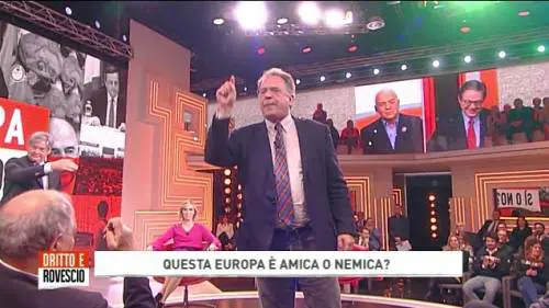 Cecchi Paone insulta tutti e Del Debbio lo caccia via