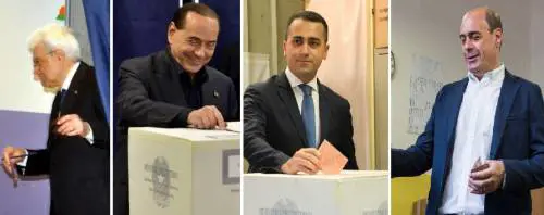 Europee, tutti i big al seggio