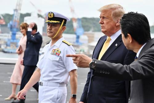 Il Presidente Trump e la First Lady in visita in Giappone 