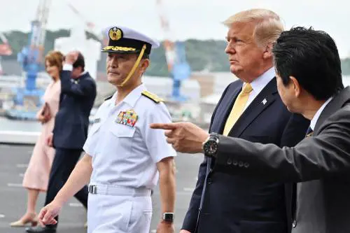 Il Presidente Trump e la First Lady in visita in Giappone 