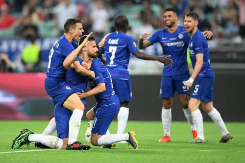 Europa League, il Chelsea di Sarri è campione: secco 4-1 all'Arsenal