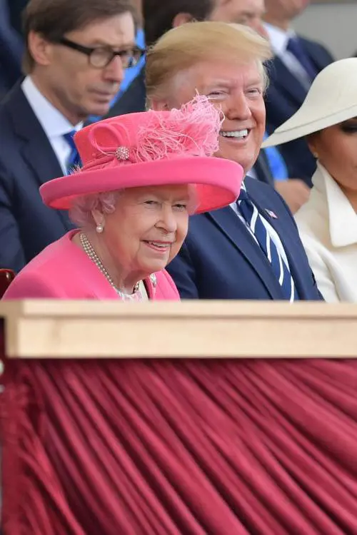 Donald Trump per il 75 esimo anniversario dello sbarco in Normandia a Portsmouth