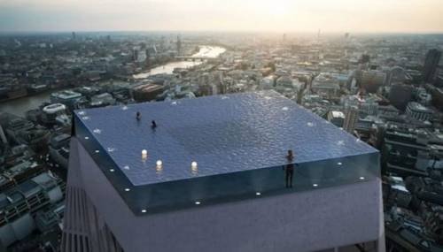 Londra darà spettacolo: la piscina sul grattacielo