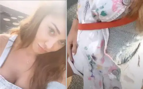 Belen incinta? Il pancione (forse) prende forma
