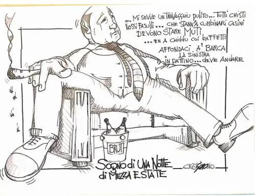 La vignetta del giorno - Sogni proibiti di don Nico Zingaretti