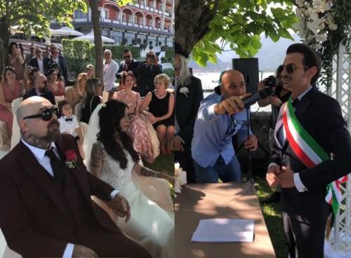 Fabio Rovazzi celebra le nozze del rapper Space One