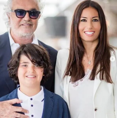 Briatore e la Gregoraci di nuovo insieme per la prima Comunione del figlio