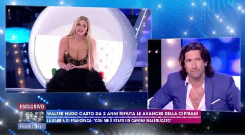 Francesca Cipriani: "Walter Nudo è gay, è fidanzato con un ragazzo"