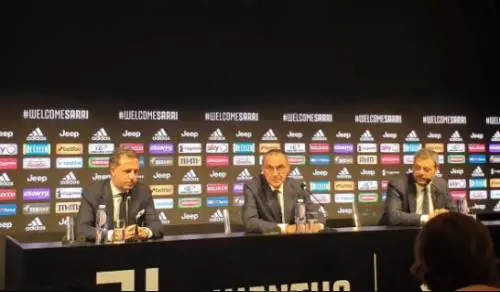 Sarri: "La Juventus il premio per una carriera lunga. Napoli? Ho rispettato tutti"