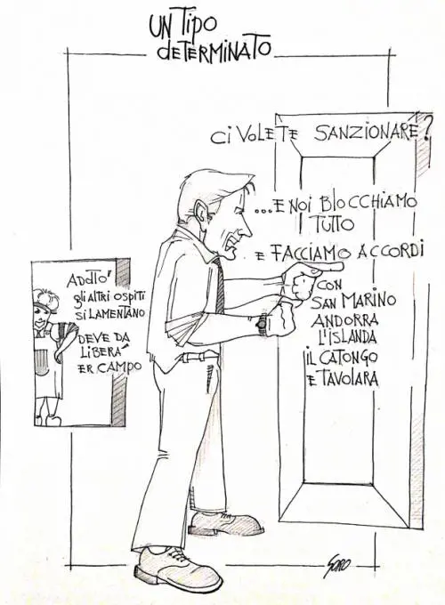 La vignetta del giorno - Conte si prepara all'incontro con l 'Europa