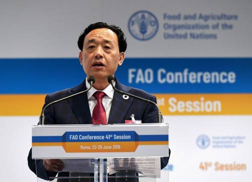 La Cina si prende la Fao: Qu Dongyu è il nuovo direttore generale