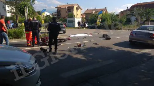 Chieti, incidente mortale sulla Tiburtina
