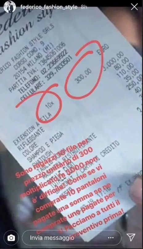 Scontrino da capogiro, il parrucchiere dei vip: "Prezzi esposti"