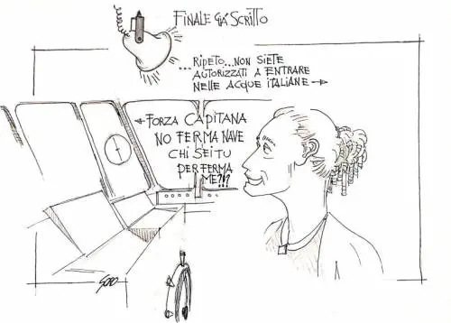 La vignetta del giorno: la capitana della Sea Watch