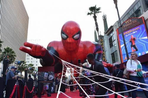 A Hollywood la premiere di "Spiderman: Far from home"