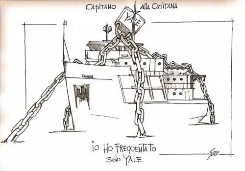 La vignetta del giorno: il capitano alla capitana