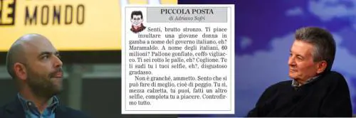 Sofri-Saviano choc su Salvini: "Brutto str... e ceffo vigliacco"