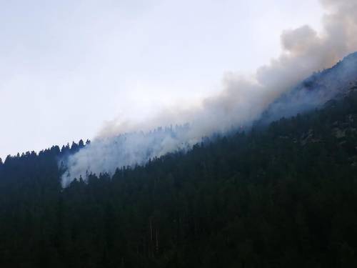 Incendio a Cortina