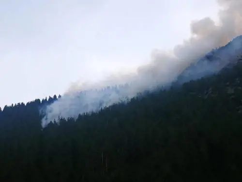 Incendio a Cortina
