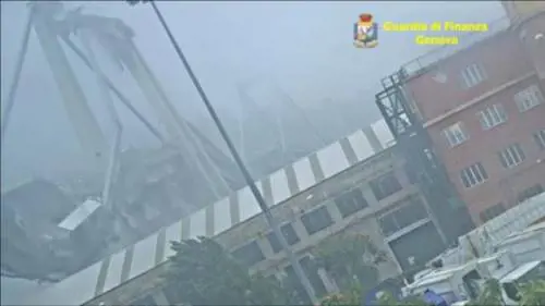Crollo del Ponte Morandi, spunta un video mai visto