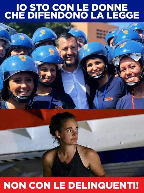 Il Pd vuol "incriminare" Salvini per la foto con le agenti