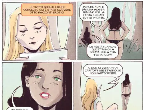 Una delle illustrazioni di «Diana, 1999»