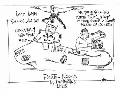 La vignetta del giorno: parte-Nopea by De Magistris