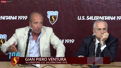 Ventura si presenta a Salerno: "Voglio riprendermi 34 anni di carriera"